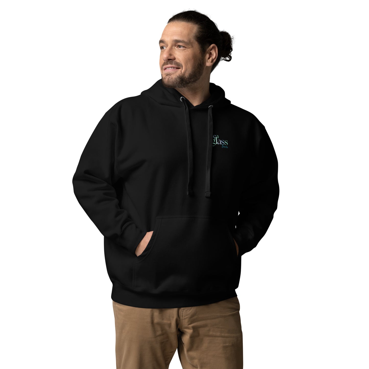 Sea Glass Lover Hoodie - Small Logo Design